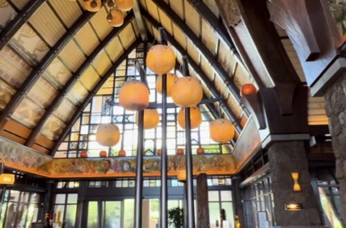 Interior shot of entrance to Disney Aulani KoOlina, Oahu, Hawaii